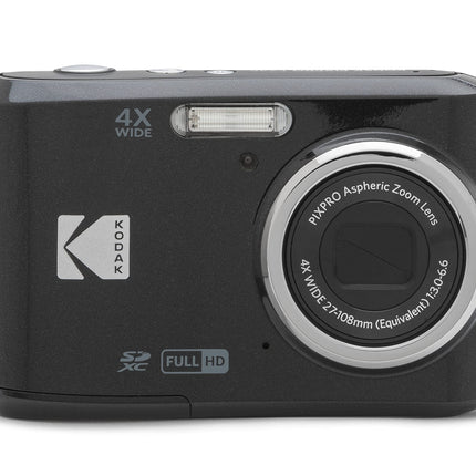 KODAK PIXPRO Friendly Zoom FZ45-BK 16MP Digital Camera with 4X Optical Zoom 27mm Wide Angle and 2.7" LCD Screen (Black) 