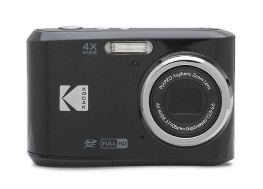 KODAK PIXPRO Friendly Zoom FZ45-BK 16MP Digital Camera with 4X Optical Zoom 27mm Wide Angle and 2.7" LCD Screen (Black) 