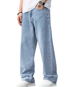 KOTTY Men's Solid Regular Fit Mid Distressed Fashionable Trendy Denim Jeans(Blue,30) 