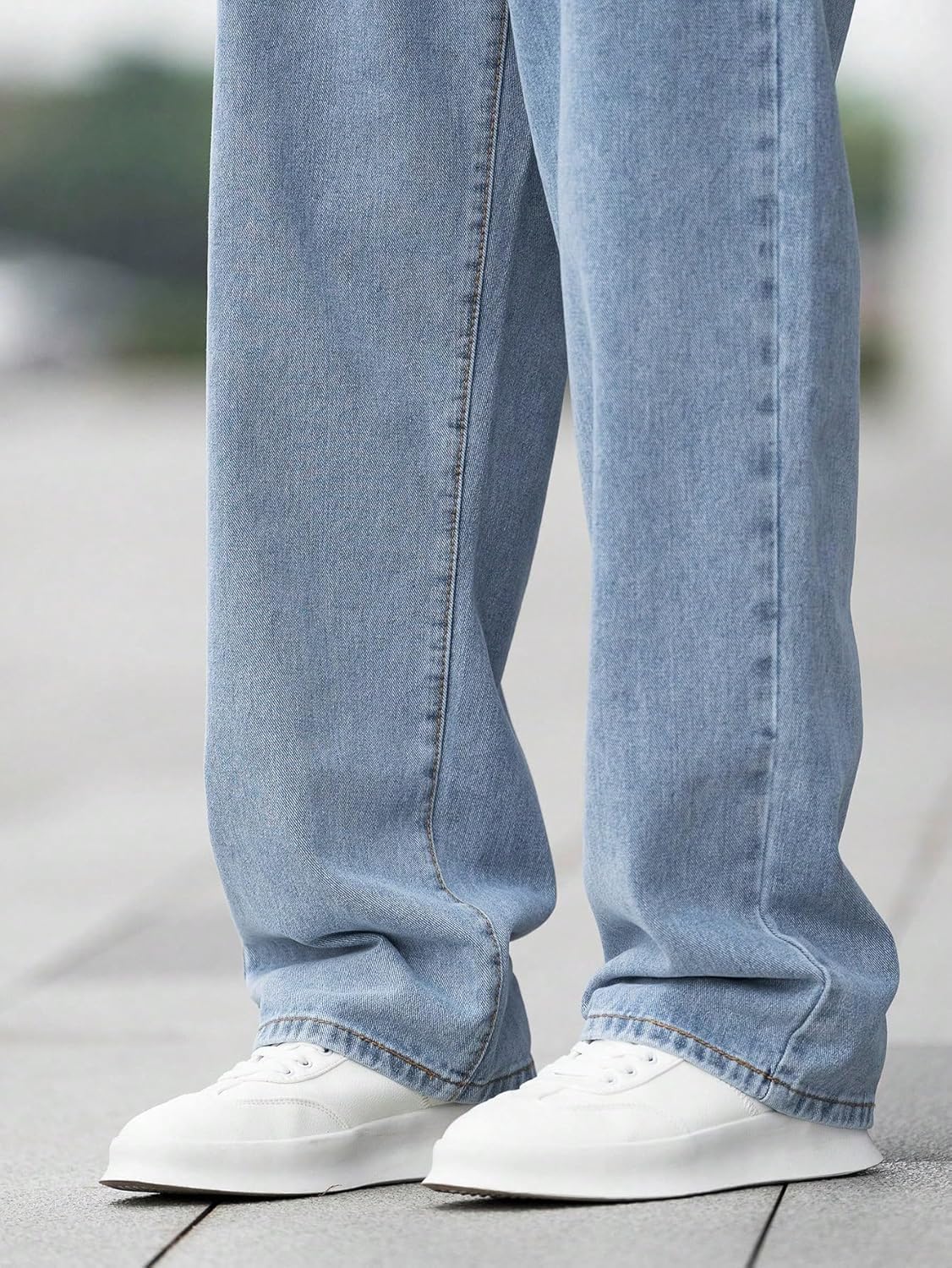 KOTTY Men's Solid Regular Fit Mid Distressed Fashionable Trendy Denim Jeans(Blue,30) 