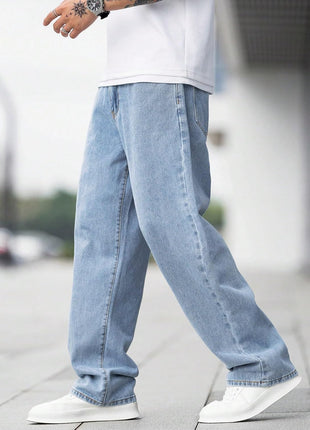 KOTTY Men's Solid Regular Fit Mid Distressed Fashionable Trendy Denim Jeans(Blue,30) 