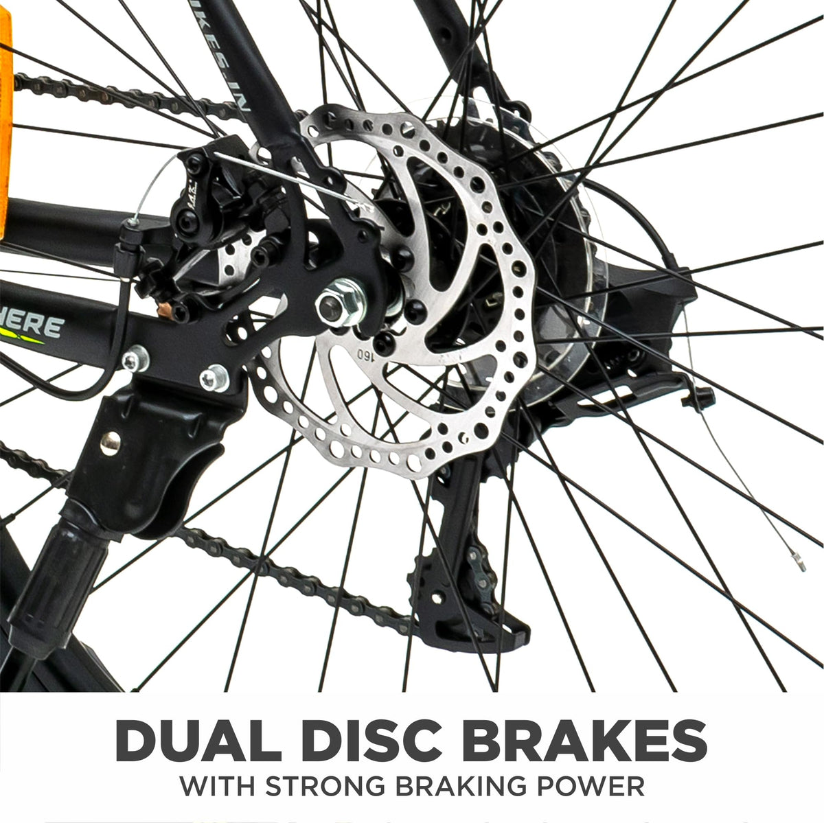 KROSS Encod 29T Unisex Matt Black Multispeed MTB | Steel Frame with Dual Disc Brakes and Front Suspension Fork | Ideal for 15+ Years (21 Speed, Yellow) 