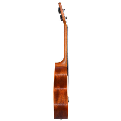 Kadence Concert Ukulele 23", Cinnamon Brown colour, fluorocarbon strings, matt finish with strap and bag (Spring Summer Collection of Ukuleles) 