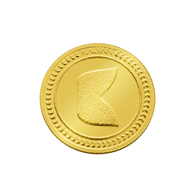 Kalyan Jewelers 5 grams 22K (916) Purity Gold Coins - BIS Hallmarked - Rose 