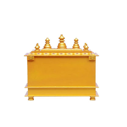 Kamdhenu art and craft Wooden Temple/Home Temple/Pooja Mandir/Pooja Mandap/Temple 