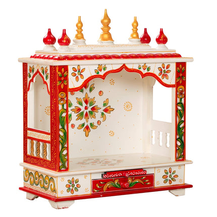 Kamdhenu art and craft Wooden Temple/Home Temple/Pooja Mandir/Pooja Mandap/Temple for Home (Bal4) 