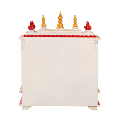 Kamdhenu art and craft Wooden Temple/Home Temple/Pooja Mandir/Pooja Mandap/Temple for Home (Bal4) 