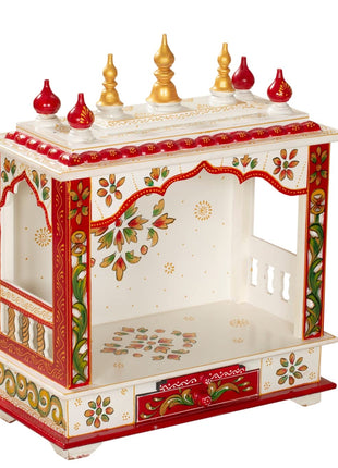 Kamdhenu art and craft Wooden Temple/Home Temple/Pooja Mandir/Pooja Mandap/Temple for Home (Bal4) 