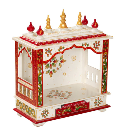 Kamdhenu art and craft Wooden Temple/Home Temple/Pooja Mandir/Pooja Mandap/Temple for Home (Bal4) 