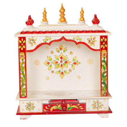 Kamdhenu art and craft Wooden Temple/Home Temple/Pooja Mandir/Pooja Mandap/Temple for Home (Bal4) 