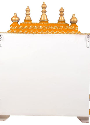 Kamdhenu art and craft Wooden Temple/Home Temple/Pooja Mandir/Pooja Mandap/Temple for Home Rob, 22 Inch 