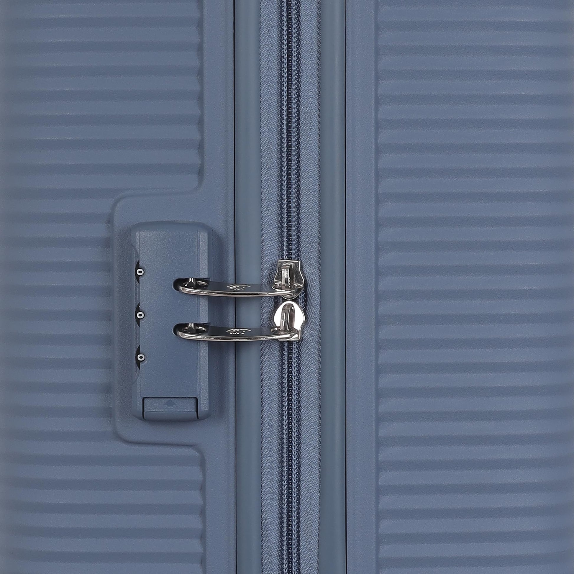 Kamiliant Medium Nexus 3-Piece Luggage Set (Small + + Large) | PP Hard-Shell Trolley with 8 Spinner Wheels & 3-Digit Lock, Trolley Bag/Luggage/Suitcase for Travel for Men and Women-Blue 