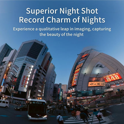 KanDao QooCam3 360° Camera with1.55 Sensor (Dual Battery Bundle) Waterproof Camera, 5.7K Wide-Angle with Lens Cover, Realtime Editing, 5X Stabilization for Sports, Outdoor, Travel 