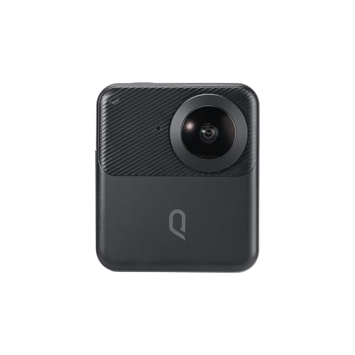 KanDao QooCam3 360° Camera with1.55 Sensor (Dual Battery Bundle) Waterproof Camera, 5.7K Wide-Angle with Lens Cover, Realtime Editing, 5X Stabilization for Sports, Outdoor, Travel 