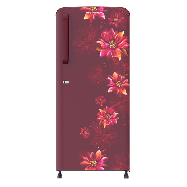 Kelvinator 187 litres 2 Star Single Door Refrigerator (Kelly Wine, KRD-F200EBPKWS) 