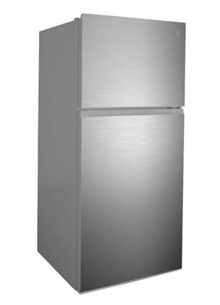 Kenmore 30 in. 18.2 cu. ft. Capacity Refrigerator/Freezer with Adjustable Glass Shelving, Humidity Control Crispers, Gallon Door Bins, ENERGY STAR Certified, Fingerprint Resistant Stainless Steel 