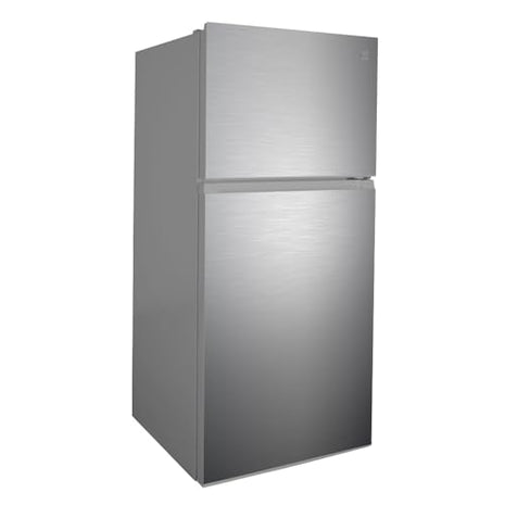 Kenmore 30 in. 18.2 cu. ft. Capacity Refrigerator/Freezer with Adjustable Glass Shelving, Humidity Control Crispers, Gallon Door Bins, ENERGY STAR Certified, Fingerprint Resistant Stainless Steel 