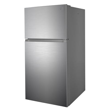 Kenmore 30 in. 18.2 cu. ft. Capacity Refrigerator/Freezer with Adjustable Glass Shelving, Humidity Control Crispers, Gallon Door Bins, ENERGY STAR Certified, Fingerprint Resistant Stainless Steel 