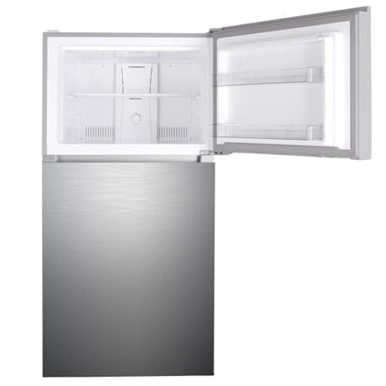 Kenmore 30 in. 18.2 cu. ft. Capacity Refrigerator/Freezer with Adjustable Glass Shelving, Humidity Control Crispers, Gallon Door Bins, ENERGY STAR Certified, Fingerprint Resistant Stainless Steel 