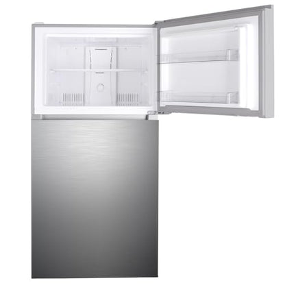Kenmore 30 in. 18.2 cu. ft. Capacity Refrigerator/Freezer with Adjustable Glass Shelving, Humidity Control Crispers, Gallon Door Bins, ENERGY STAR Certified, Fingerprint Resistant Stainless Steel 