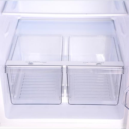 Kenmore 30 in. 18.2 cu. ft. Capacity Refrigerator/Freezer with Adjustable Glass Shelving, Humidity Control Crispers, Gallon Door Bins, ENERGY STAR Certified, Fingerprint Resistant Stainless Steel 
