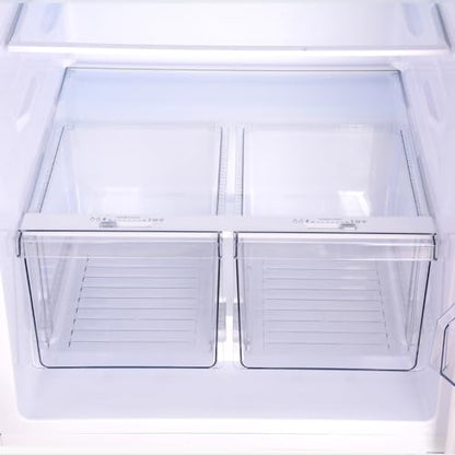 Kenmore 30 in. 18.2 cu. ft. Capacity Refrigerator/Freezer with Adjustable Glass Shelving, Humidity Control Crispers, Gallon Door Bins, ENERGY STAR Certified, Fingerprint Resistant Stainless Steel 