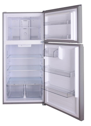 Kenmore 30 in. 18.2 cu. ft. Capacity Refrigerator/Freezer with Adjustable Glass Shelving, Humidity Control Crispers, Gallon Door Bins, ENERGY STAR Certified, Fingerprint Resistant Stainless Steel 