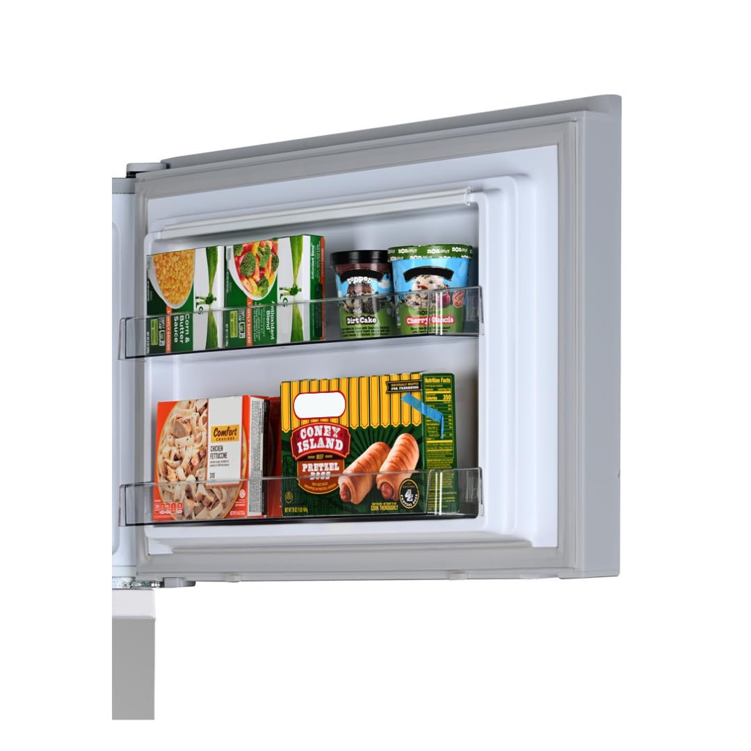 Kenmore 30 in. 18.2 cu. ft. Capacity Refrigerator/Freezer with Adjustable Glass Shelving, Humidity Control Crispers, Gallon Door Bins, ENERGY STAR Certified, Fingerprint Resistant Stainless Steel 