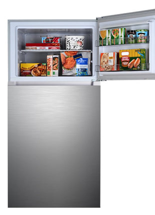 Kenmore 30 in. 18.2 cu. ft. Capacity Refrigerator/Freezer with Adjustable Glass Shelving, Humidity Control Crispers, Gallon Door Bins, ENERGY STAR Certified, Fingerprint Resistant Stainless Steel 