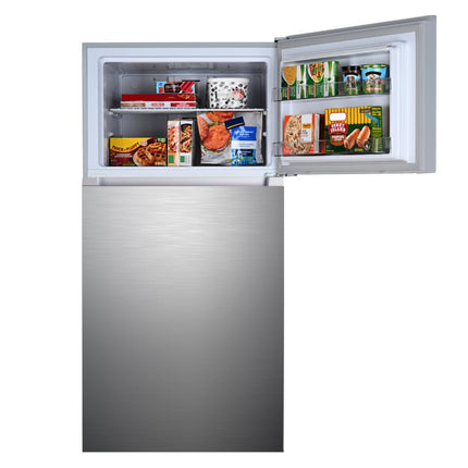 Kenmore 30 in. 18.2 cu. ft. Capacity Refrigerator/Freezer with Adjustable Glass Shelving, Humidity Control Crispers, Gallon Door Bins, ENERGY STAR Certified, Fingerprint Resistant Stainless Steel 