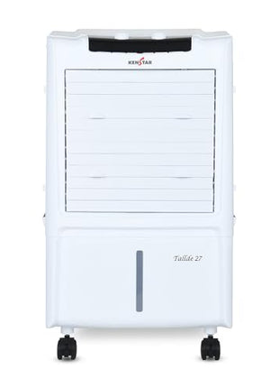 Kenstar TallDe HC 27 L Room/Personal Air Cooler For Home| Honeycomb Pad |High Speed Fan |35 Ft Powerful Air Throw|Inverter compatible |Portable Cooler-Room|1-Yr Product Warranty|White & Black 