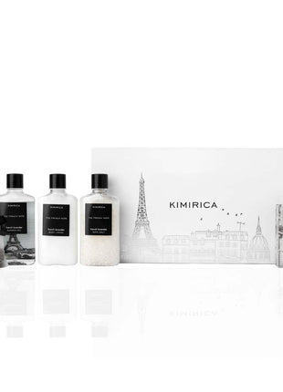 Kimirica The french Note Luxuriously Crafted Gift Set For Women and Men | Pampering Kit for Birthday's & All Special Occasions | Majestic fragrance of French Lavender | 5 Piece Gift Set | 100% Vegan 