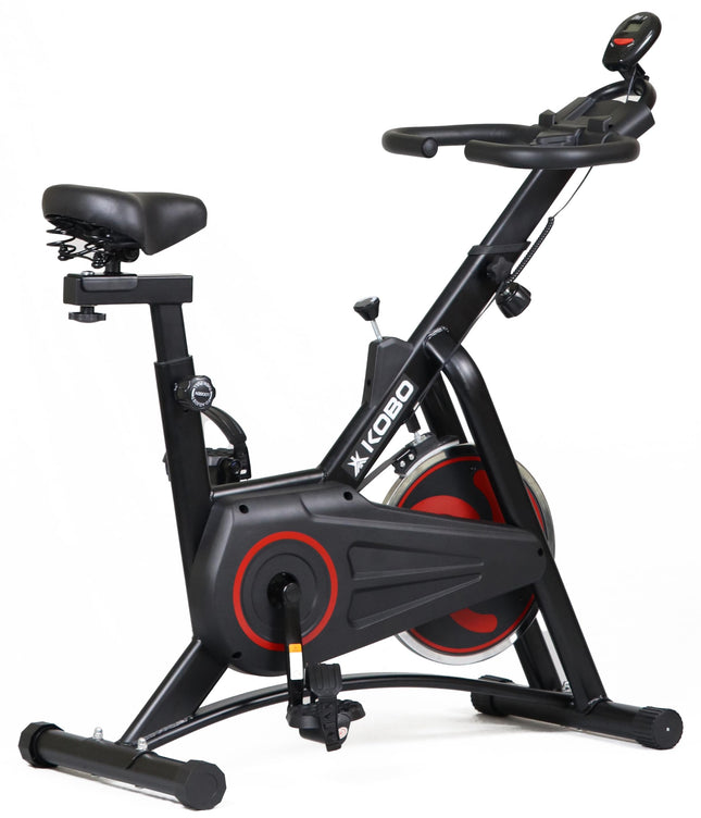 Kobo Fit Pro Spin Fitness Bike with 6 Kg Flywheel, Adjustable Resistance for Fitness at Home Workouts (Max Weight Capacity: 100 kg) (IMPORTED) 