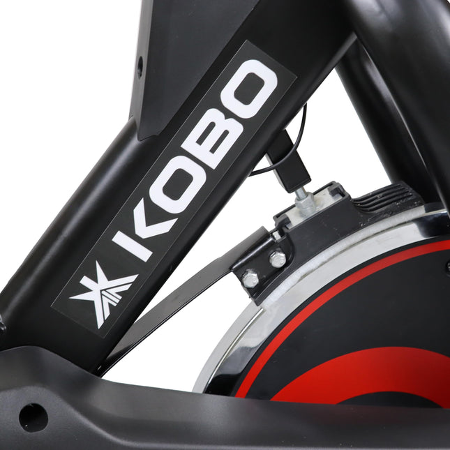 Kobo Fit Pro Spin Fitness Bike with 6 Kg Flywheel, Adjustable Resistance for Fitness at Home Workouts (Max Weight Capacity: 100 kg) (IMPORTED) 