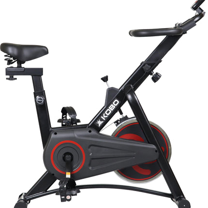 Kobo Fit Pro Spin Fitness Bike with 6 Kg Flywheel, Adjustable Resistance for Fitness at Home Workouts (Max Weight Capacity: 100 kg) (IMPORTED) 