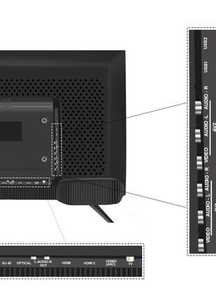 Kodak 100 cm (40 inches) 9XPRO Series Full HD Certified Android LED TV 409X5061 (Black) 