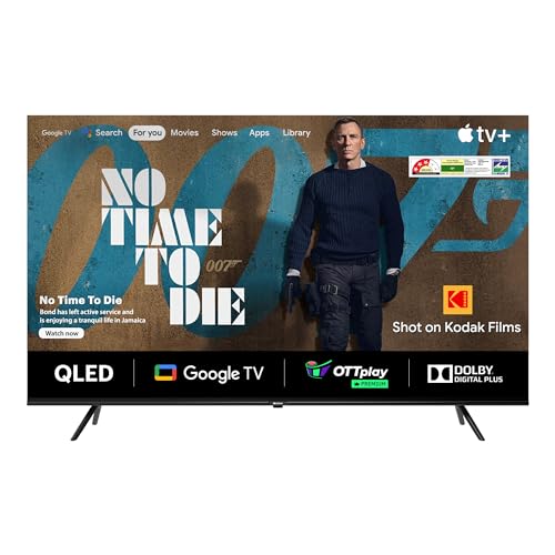 Kodak 108 cm (43 inches) 4K Ultra HD Smart QLED TV 43MT5055 (Black) 