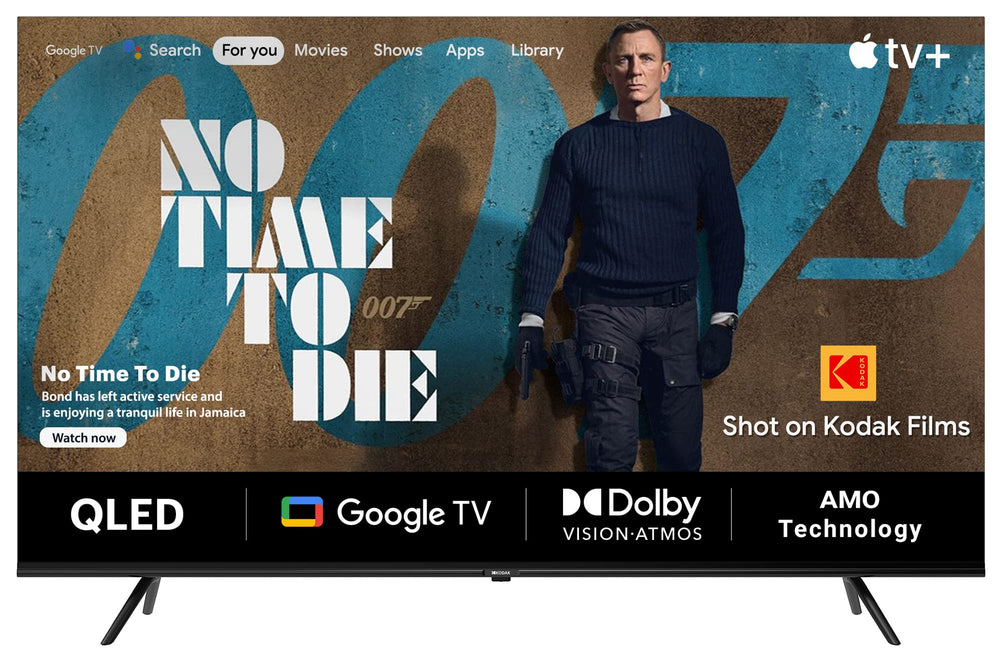 Kodak 108 cm (43 inches) 4K Ultra HD Smart QLED TV 43MT5055 (Black) price under 30000