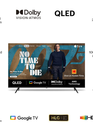 Kodak 108 cm (43 inches) 4K Ultra HD Smart QLED TV 43MT5055 (Black) 