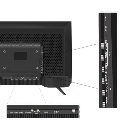 Kodak 108 cm (43 inches) 9XPRO Series Full HD Certified Android LED TV 439X5081 (Black) 