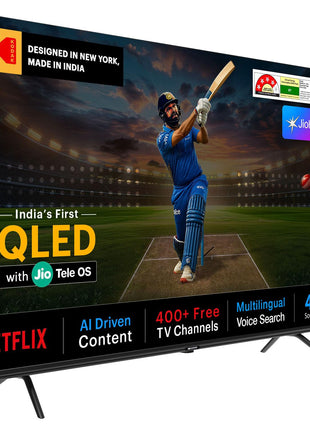 Kodak 108 cm (43 inches) JioTele Series QLED TV KQ43JTV0010 (Black) 