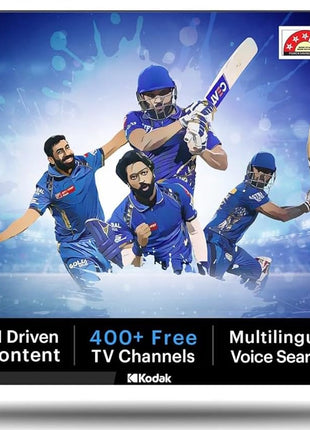 Kodak 108 cm (43 inches) JioTele Series QLED TV KQ43JTV0010 (Black) 