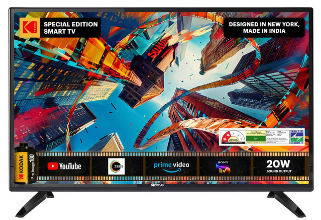 Kodak 60 cm (24 inches) Special Edition Series HD Ready Smart LED TV 24SE5002 (Black) 
