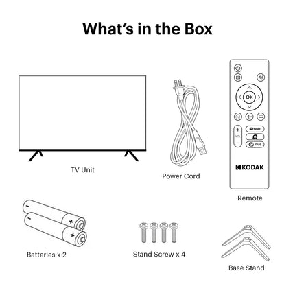 Kodak 60 cm (24 inches) Special Edition Series HD Ready Smart LED TV 24SE5002 (Black) 