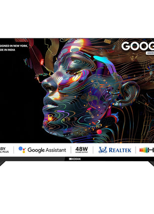 Kodak 80 cm (32 inches) Matrix Series QLED Android Google TV 32MT5077 (Black) 