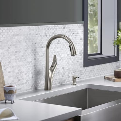 Kohler Emile 26448IN-4-VS Pulldown Kitchen Faucet With Docking Spray 