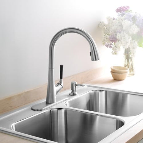 Kohler Malleco Pulldown Sink Tap for Kitchen Vibrant Stainless Finish 