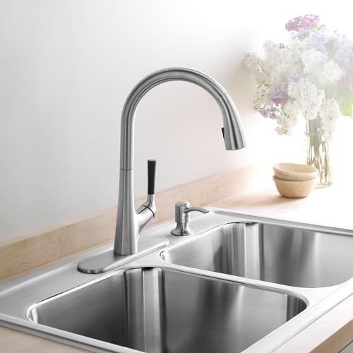 Kohler Malleco Pulldown Sink Tap for Kitchen Vibrant Stainless Finish 