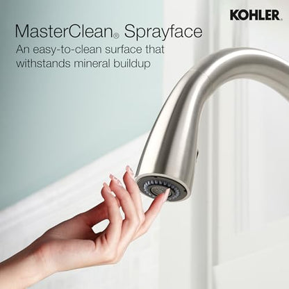 Kohler Malleco Pulldown Sink Tap for Kitchen Vibrant Stainless Finish 