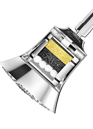 Kohler Rain Duet Filter Shower Head Five Spray Water Purifier Chrome Wall Mount 